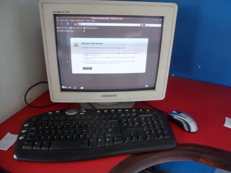 An Internet café i Blantyre