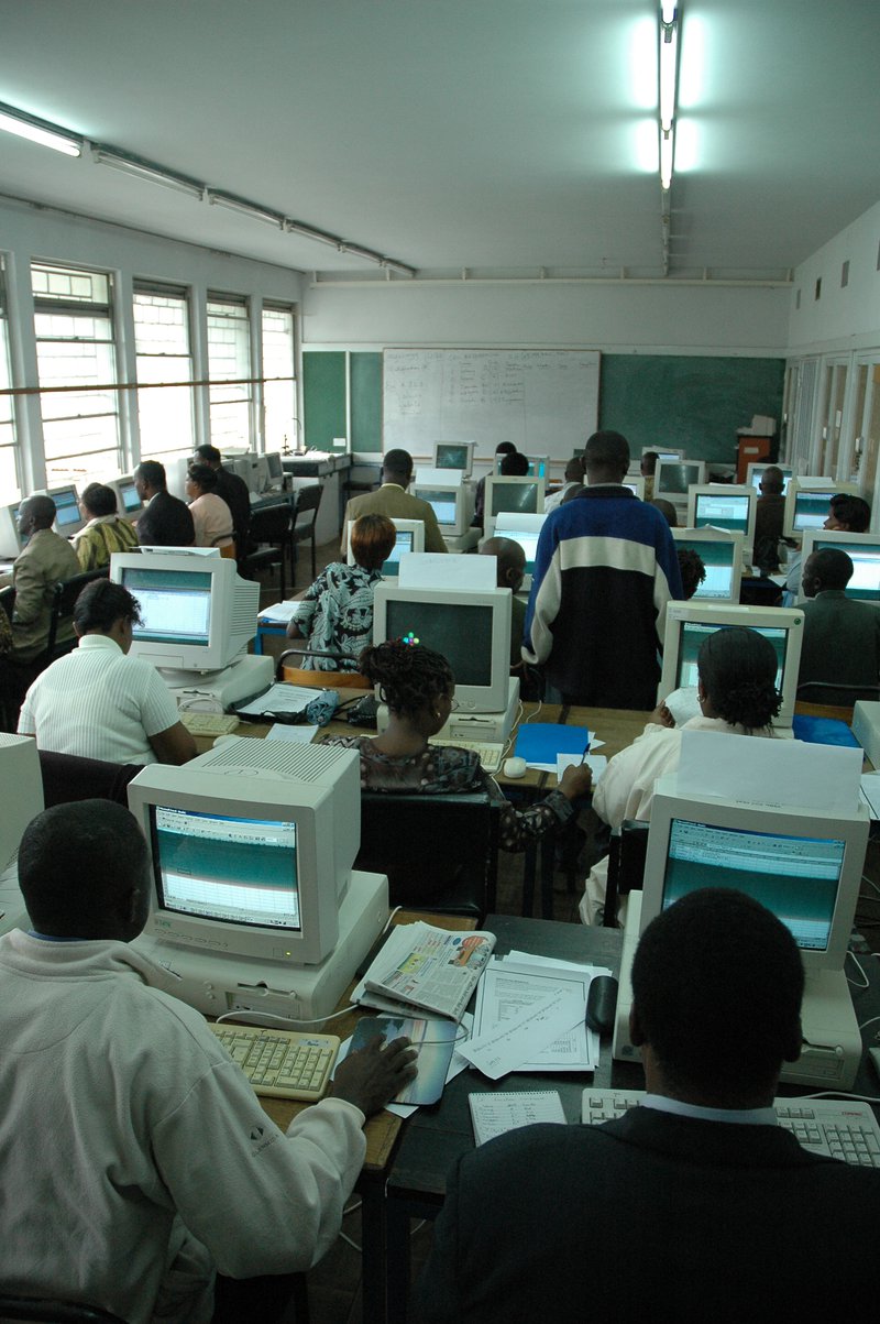 Computerværksted i Kenya