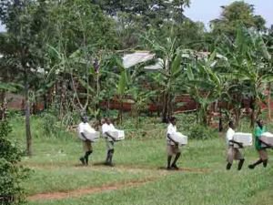 Distribution af computere i Uganda