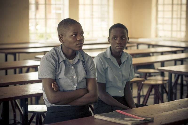 Students from Nsaru Secondary School